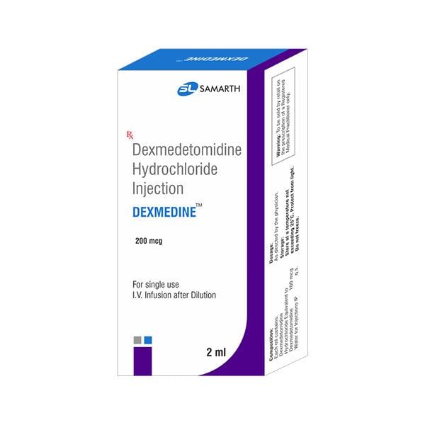 Dexmedine 200mcg Injection 2ml