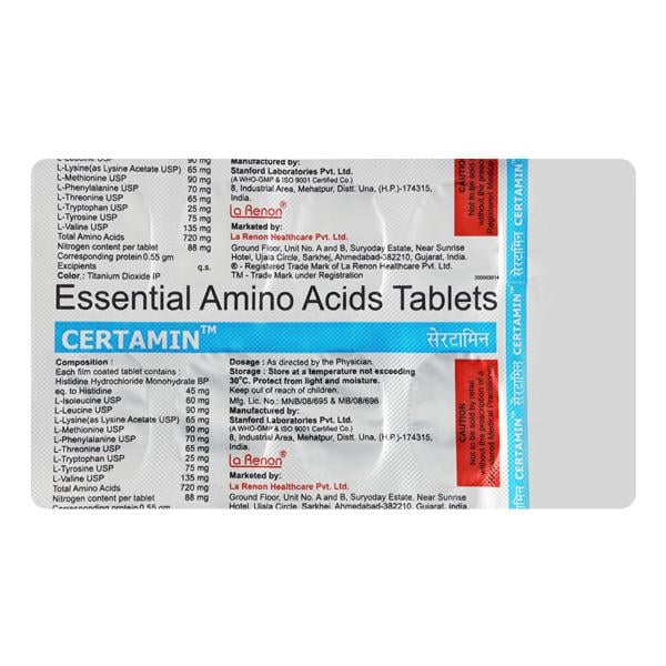 Certamin Tablet 10'S