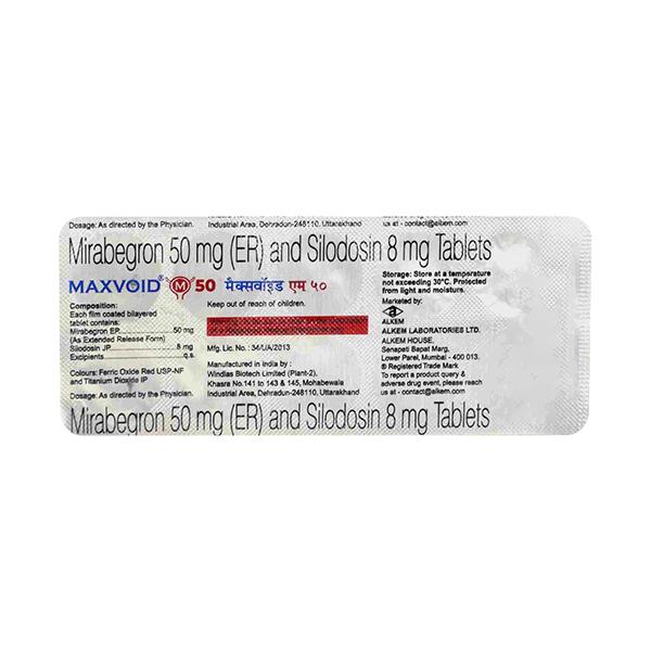 MAXVOID M 50 Tablet 10's