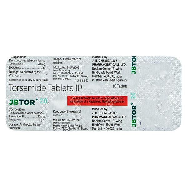 JBTOR 20 Tablet 10's