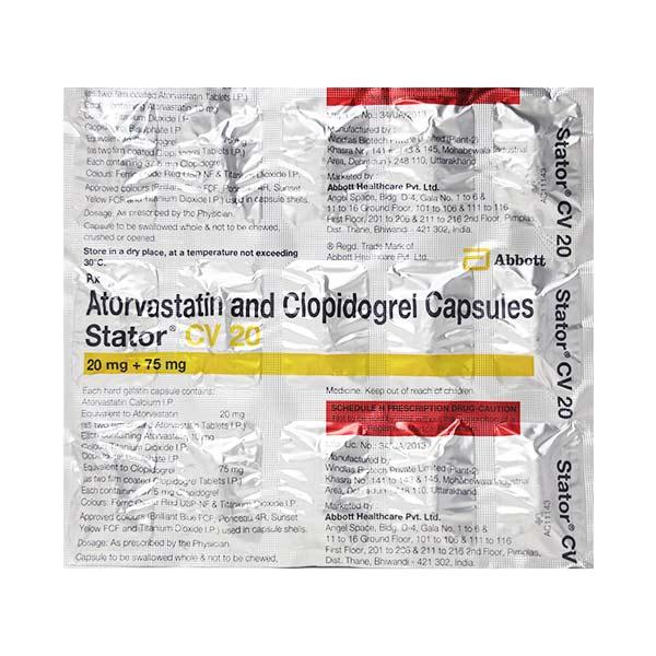 STATOR CV 20mg Capsule 15's