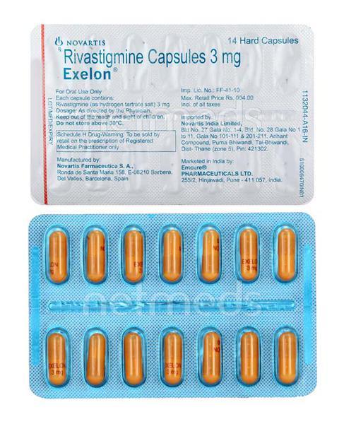 Exelon 3mg Capsule 14'S
