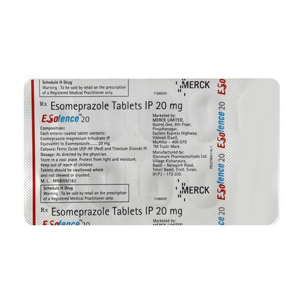 Esofence 20mg Tablet 10'S