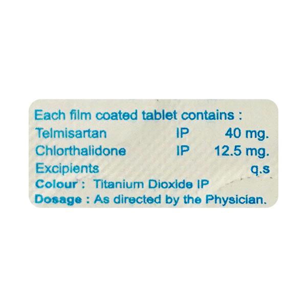 TELMISIM CH 40mg Tablet 10's