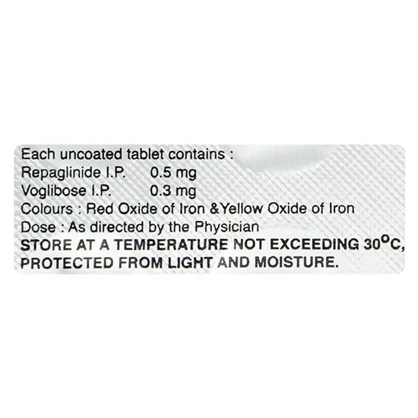 EUREPA V 0.5/0.3mg Tablet 10's