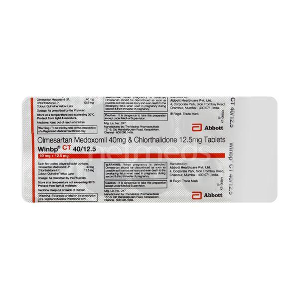 Winbp CT 40/12.5mg Tablet 10'S
