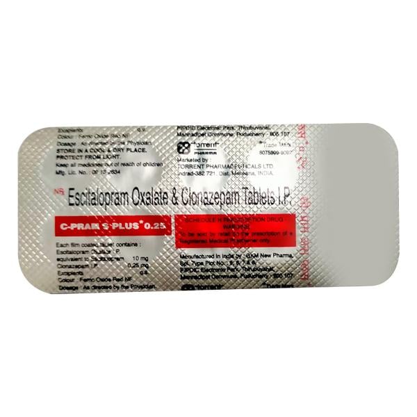 C PRAM S PLUS 0.25mg Tablet 10'S