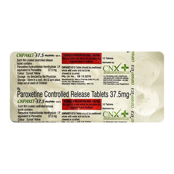 CNPAXET 37.5 Tablet 10's