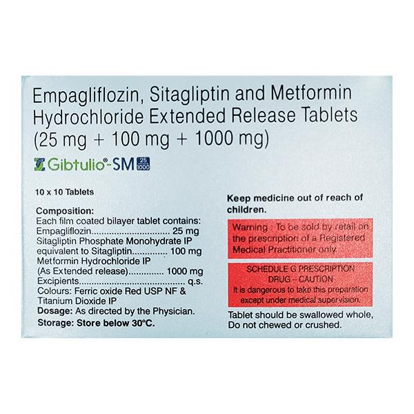 GIBTULIO SM 25/1000 Tablet 10's