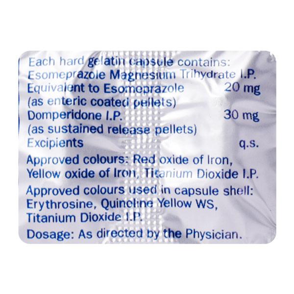 NEKSIUM D 20mg Capsule 10's