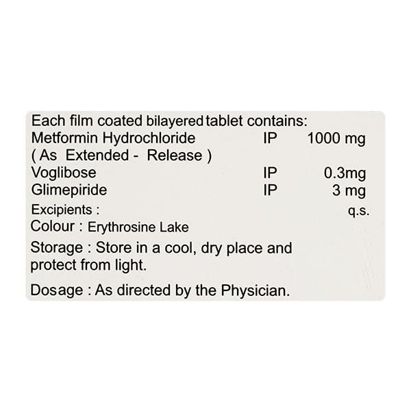 GMM V FORTE 3mg Tablet 10's