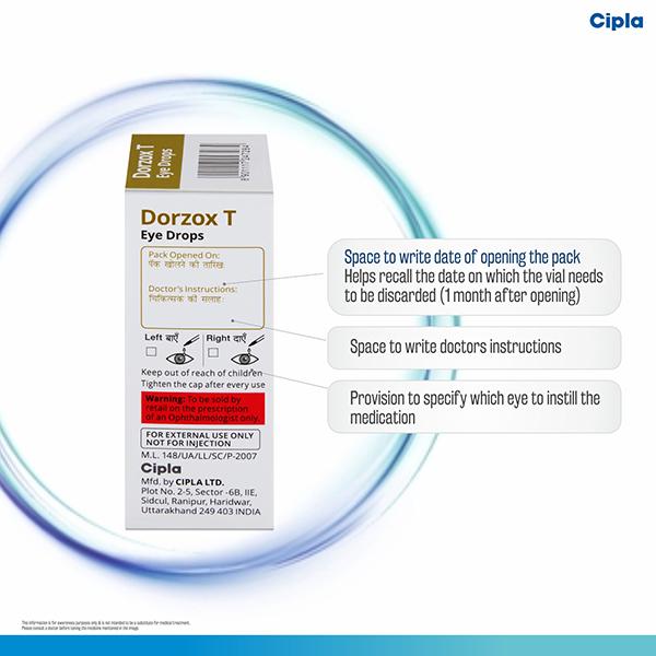 Dorzox T Eye Drops 5ml