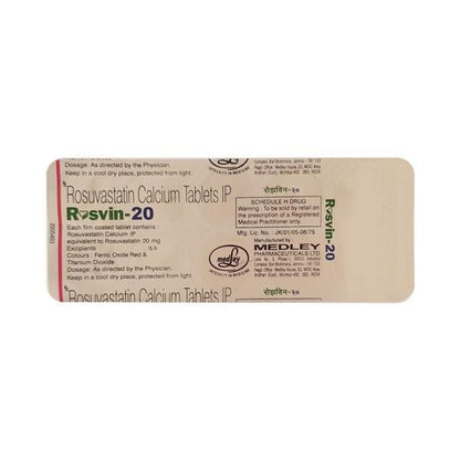 Rosvin 20mg Tablet 10'S