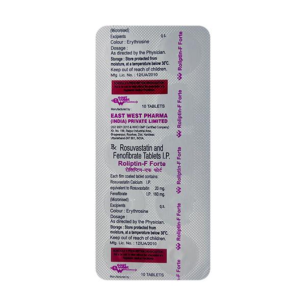 Roliptin F Forte Tablet 10'S