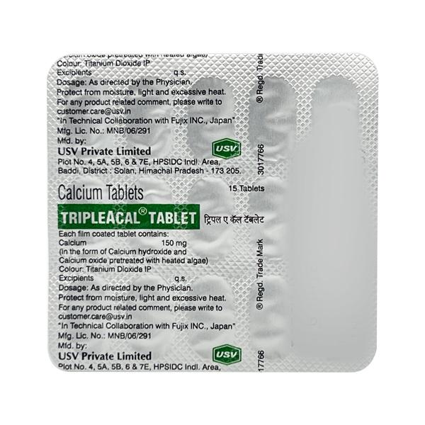 TRIPLE A CAL Tablet 15's