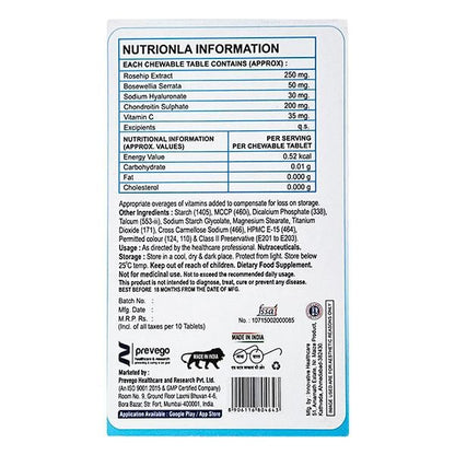 ORTHOGIANT Chewable Tablet 10's