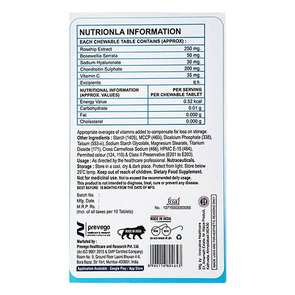 ORTHOGIANT Chewable Tablet 10's