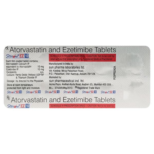 Storvas EZ 10mg Tablet 10'S