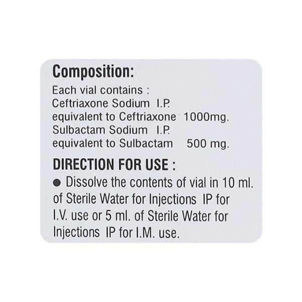 BACTOSUL Injection 1.5gm