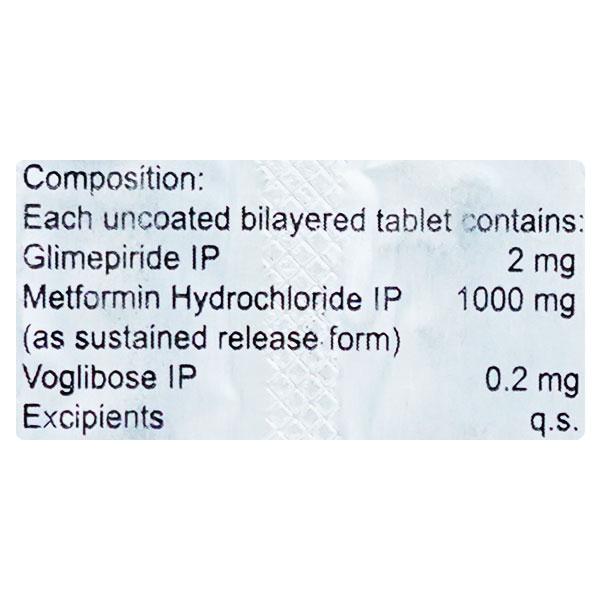 GLIMISAVE MV 2.2F Tablet 15's