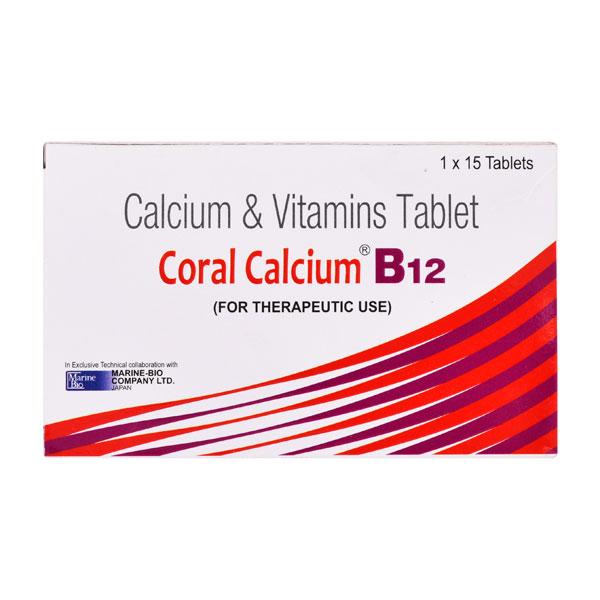 CORAL CALCIUM B12 Capsule 15's