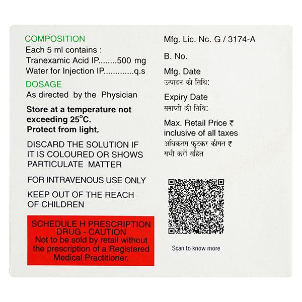 Clip 500mg Injection 5ml