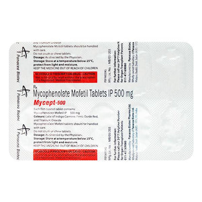 Mycept 500mg Tablet 10'S