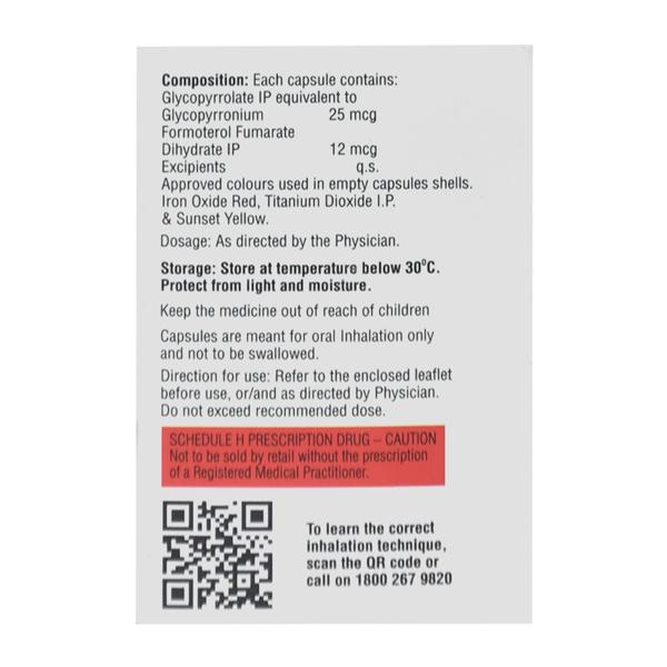 GLYCOFLO F 25/12 Capsule 30's