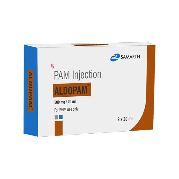 Aldopam 500mg Injection 20ml