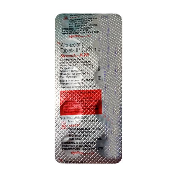 Stresnil 0.25mg Tablet 10'S