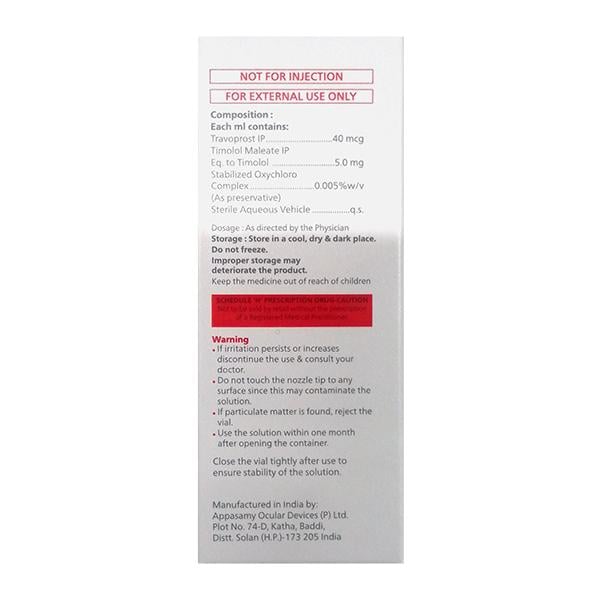 TRAVOZIDE T Ophthalmic Solution 3ml