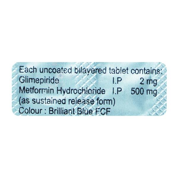 GLIMIMARK M 2mg Tablet 15's