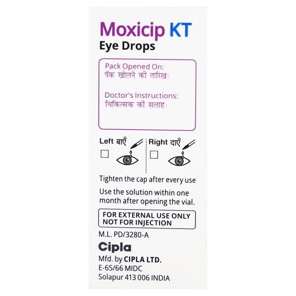 Moxicip KT Eye Drops 5ml