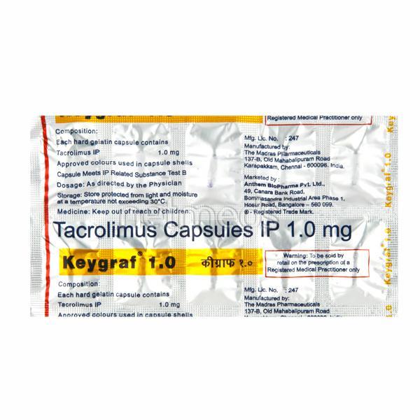 Keygraf 1mg Capsule 10'S