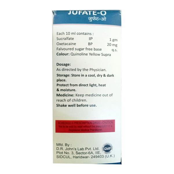 Jufate O Sugar Free Suspension 200ml