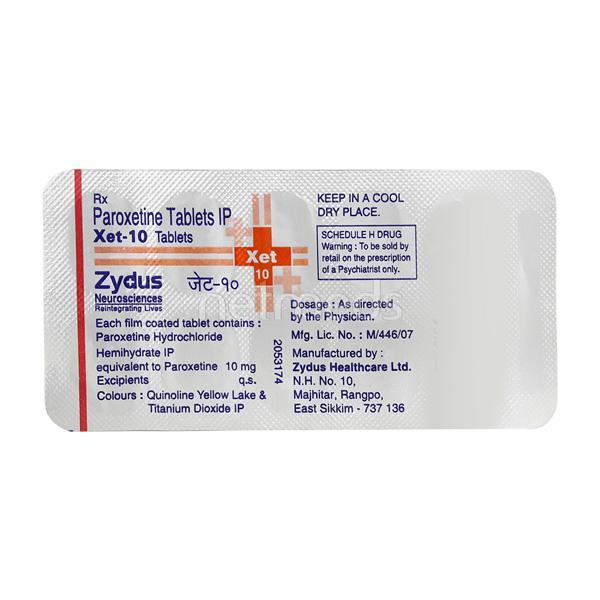 XET 10mg Tablet 10'S