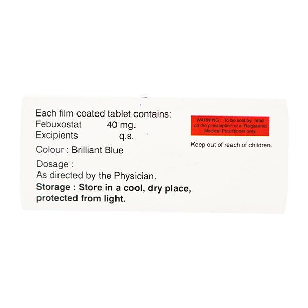 Buxstat 40mg Tablet 10'S