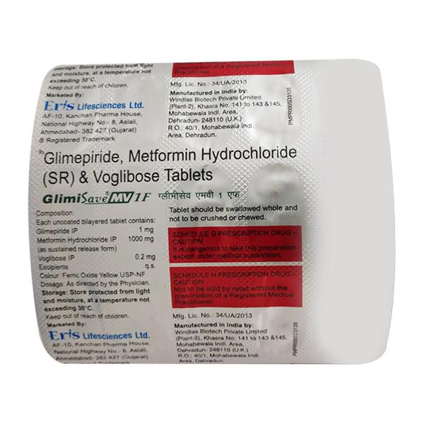 GLIMISAVE MV 1 F Tablet 15's