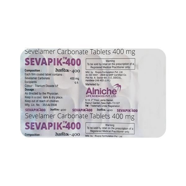 Sevapik 400mg Tablet 10'S