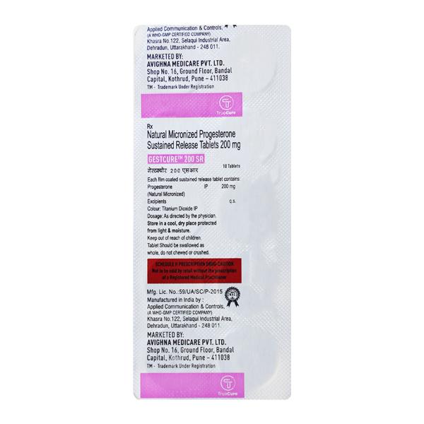 GESTCURE SR 200 Tablet 10's