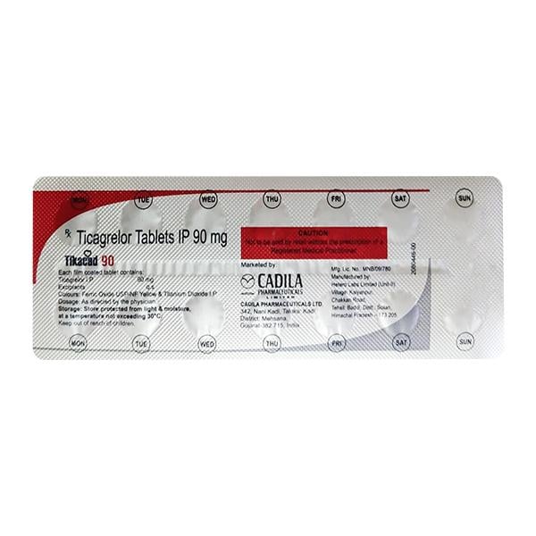 TIKACAD 90 Tablet 14's