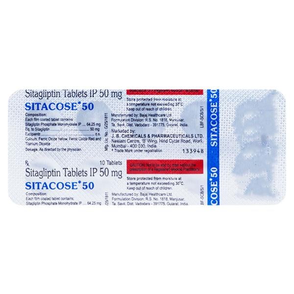 SITACOSE 50 Tablet 10's
