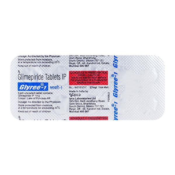 Glyree 1mg Tablet 10'S