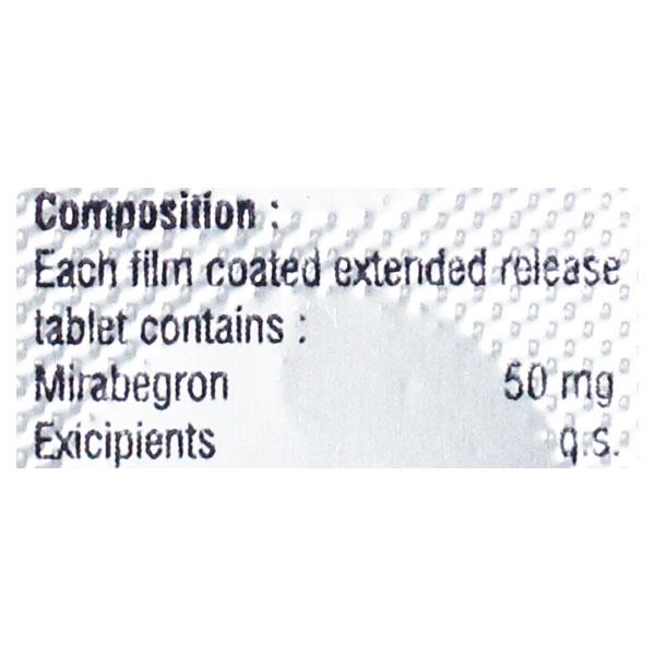 MIRABEN ER 50 Tablet 10's