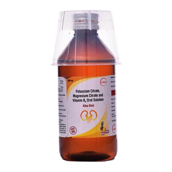 ALKASHOT B6 DELICIOUS PINEAPPLE FLAVOUR SUGAR FREE Oral Solution 200ml