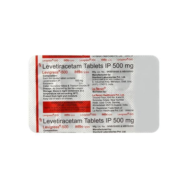 Levigress 500mg Tablet 10'S
