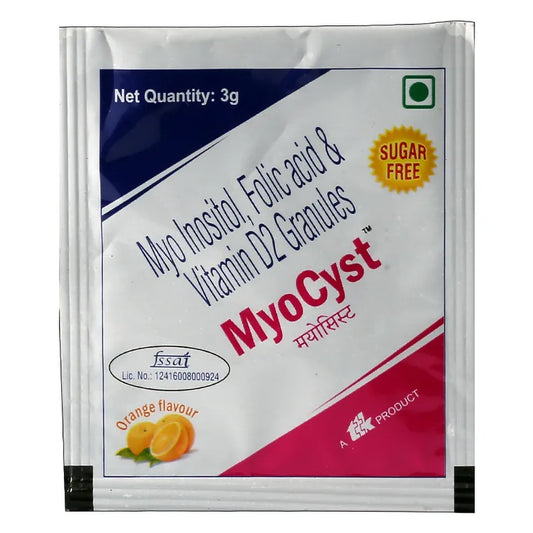 Myocyst Orange Flavour Sugar-Free Sachet