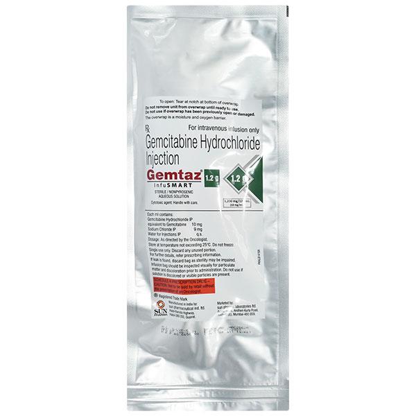 GEMTAZ INFUSMART 1.2gm Injection 120ml