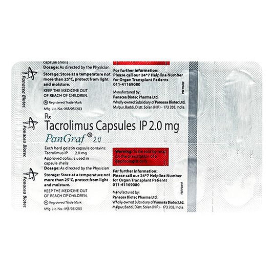 Pangraf 2mg Capsule 10'S