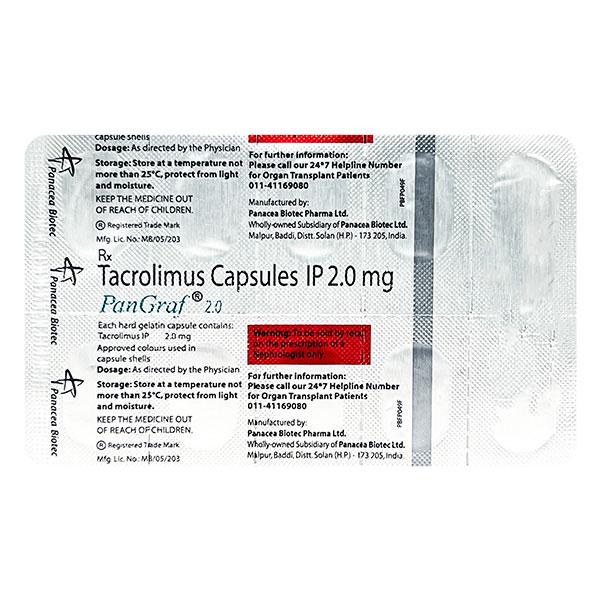 Pangraf 2mg Capsule 10'S